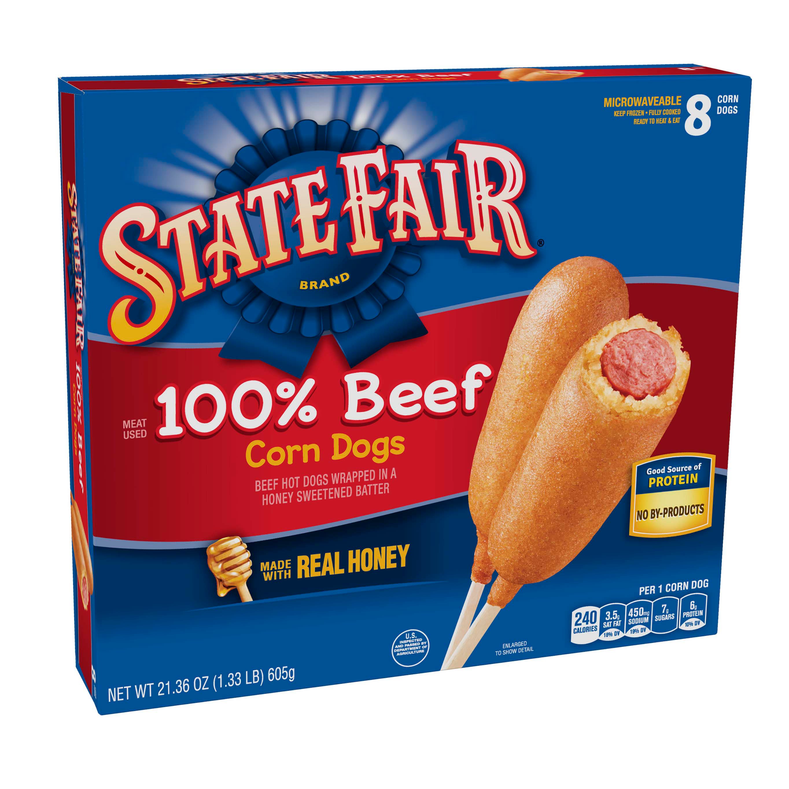 State Fair 100% Beef Corn Dogs - Shop Sausages & Hot Dogs at H-E-B