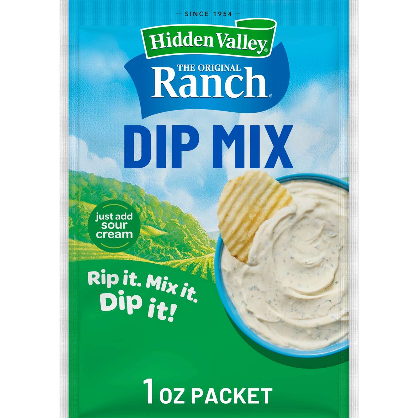 Hidden Valley Original Ranch Dips Mix Packet; image 1 of 12