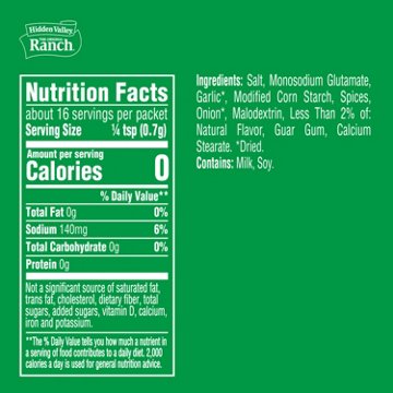 Hidden Valley Buttermilk Ranch Salad Dressing and Seasoning Mix Packet, 0.4 oz