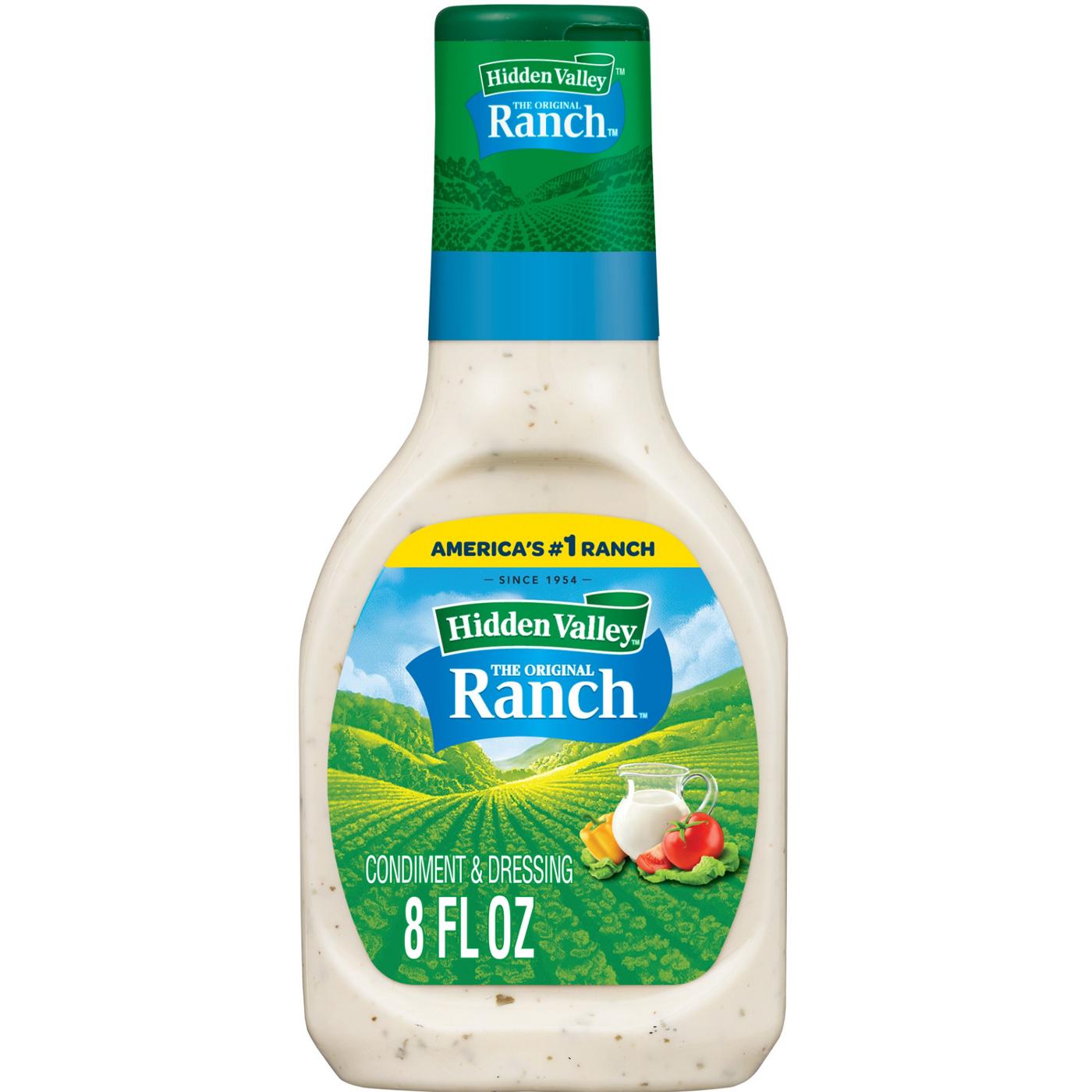 Hidden Valley Original Ranch Salad Dressing and Topping Bottle; image 1 of 8
