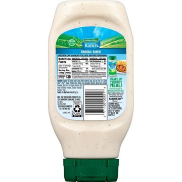 Hidden Valley Original Ranch Condiment and Dressing, Easy Squeeze Bottle, 16 oz
