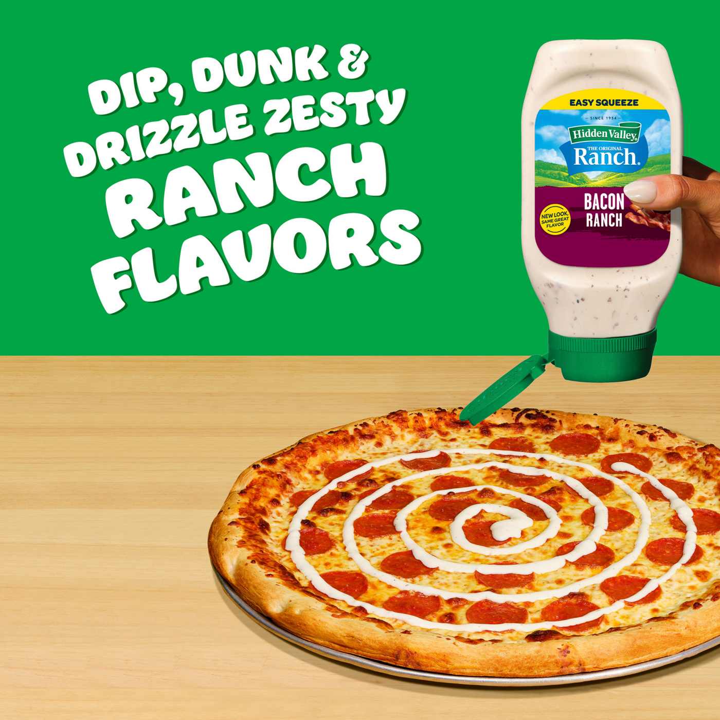 Hidden Valley Bacon Ranch Condiment and Dressing, Easy Squeeze Bottle; image 10 of 15