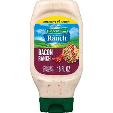 Hidden Valley Bacon Ranch Condiment and Dressing, Easy Squeeze Bottle