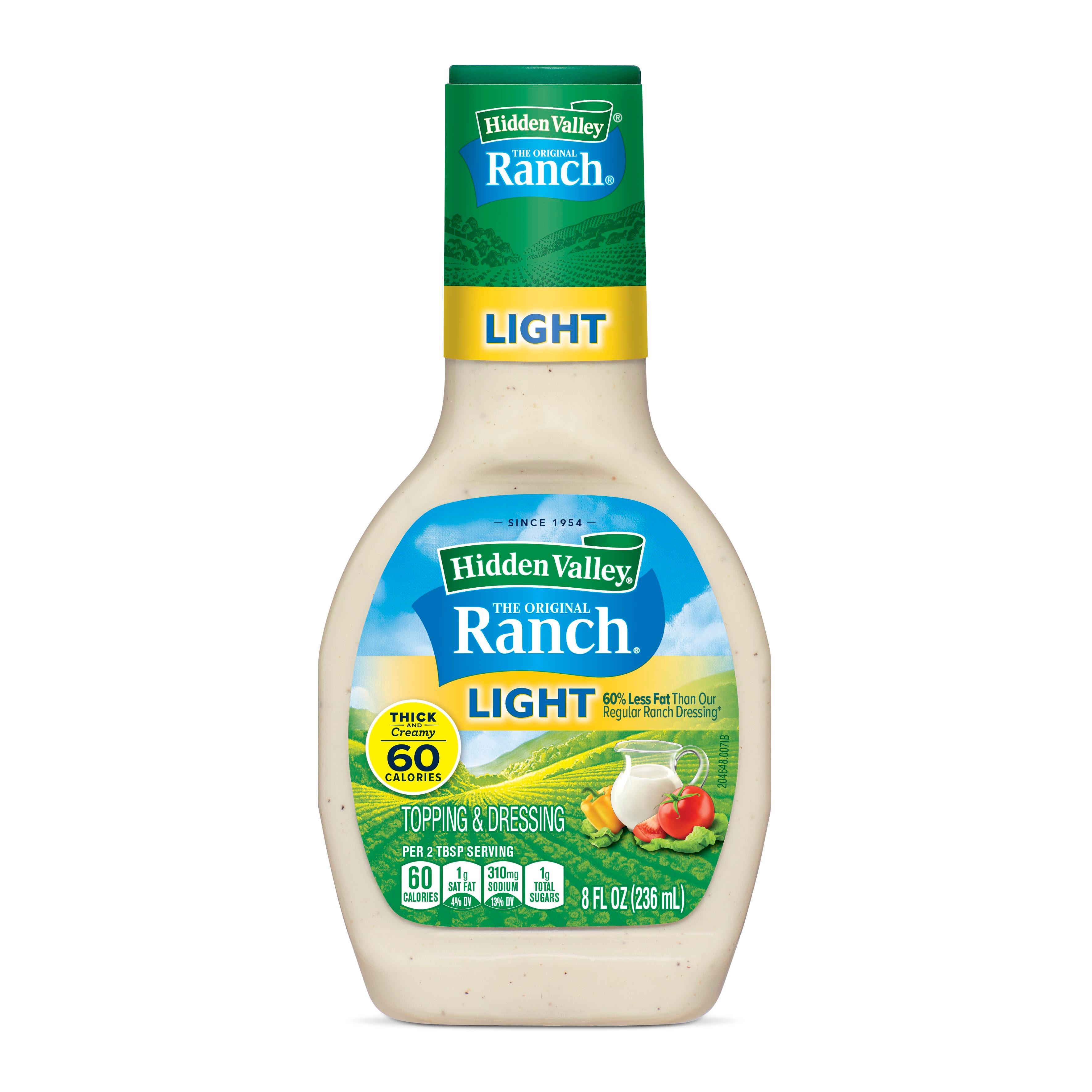 Hidden Valley The Original Ranch Light Salad Dressing - Shop Salad ...