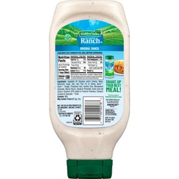 Hidden Valley Original Ranch Condiment and Dressing, Easy Squeeze Bottle, 24 oz