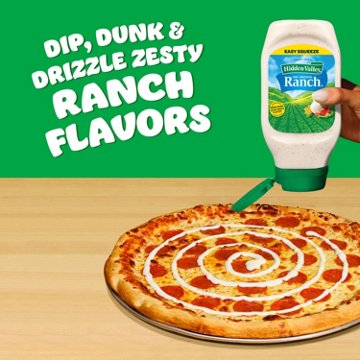 Hidden Valley Original Ranch Condiment and Dressing, Easy Squeeze Bottle, 24 oz