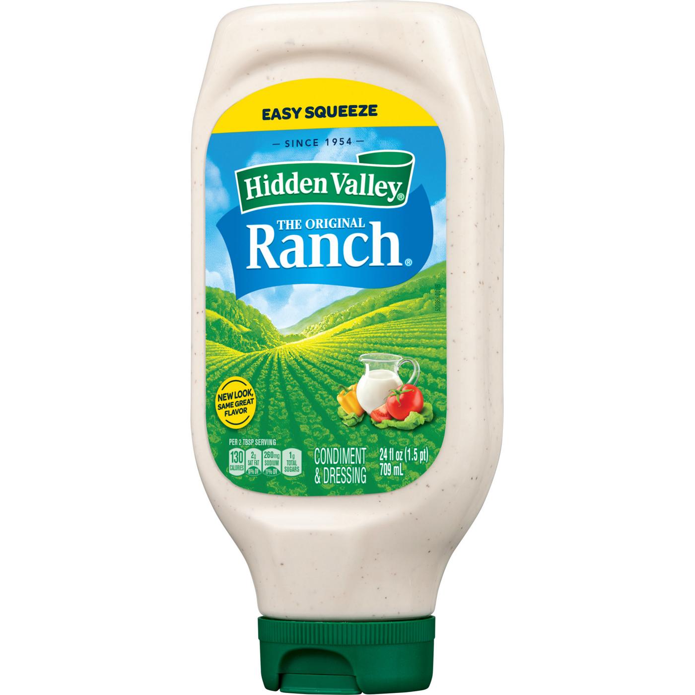 Hidden Valley Original Ranch Condiment and Dressing, Easy Squeeze Bottle; image 14 of 15