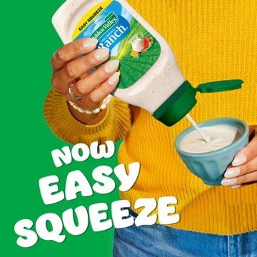 Hidden Valley Original Ranch Condiment and Dressing, Easy Squeeze Bottle, 24 oz