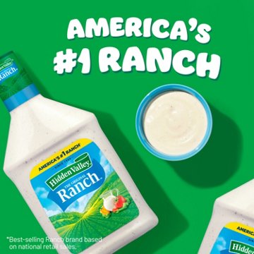 Hidden Valley Original Ranch Salad Dressing and Topping, 36 oz