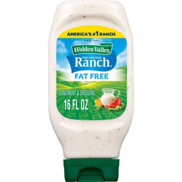 Hidden Valley Fat Free Ranch Condiment and Dressing, Easy Squeeze Bottle