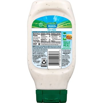 Hidden Valley Fat Free Ranch Condiment and Dressing, Easy Squeeze Bottle