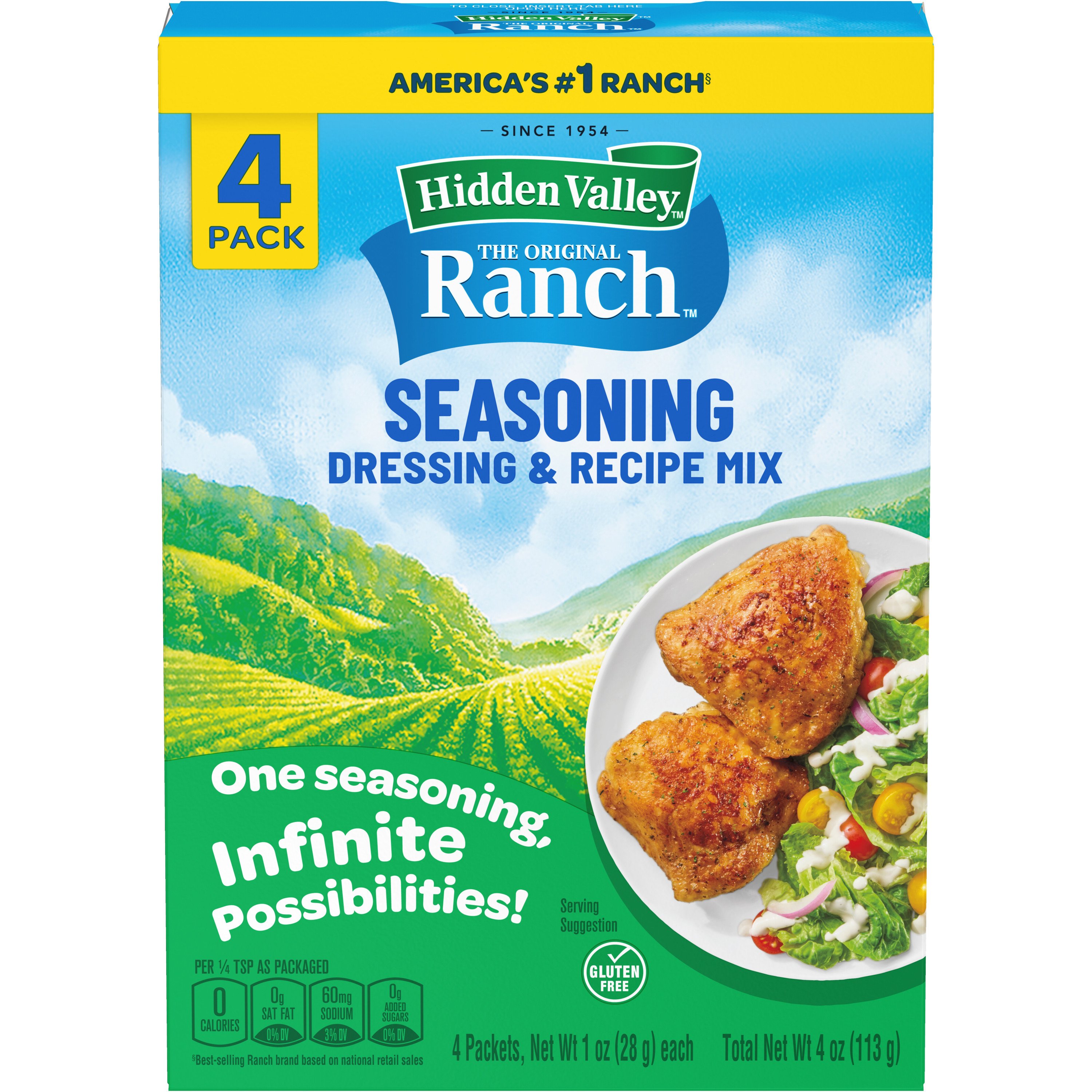 Hidden Valley Original Ranch Salad Dressing and Seasoning Mix Packet - Shop  Salad dressings at H-E-B