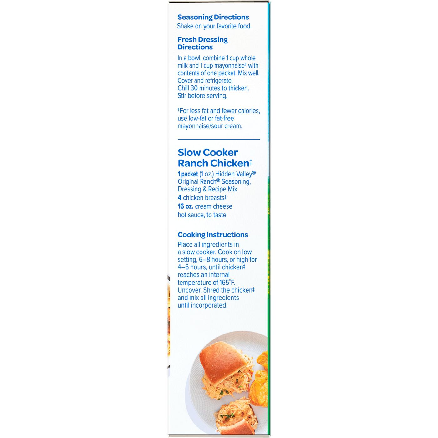 Hidden Valley Original Ranch Salad Dressing and Seasoning Mix Packet; image 15 of 16