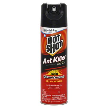 Hot Shot Ant Killer Plus Aerosol, Unscented, Kills On Contact, 16 oz