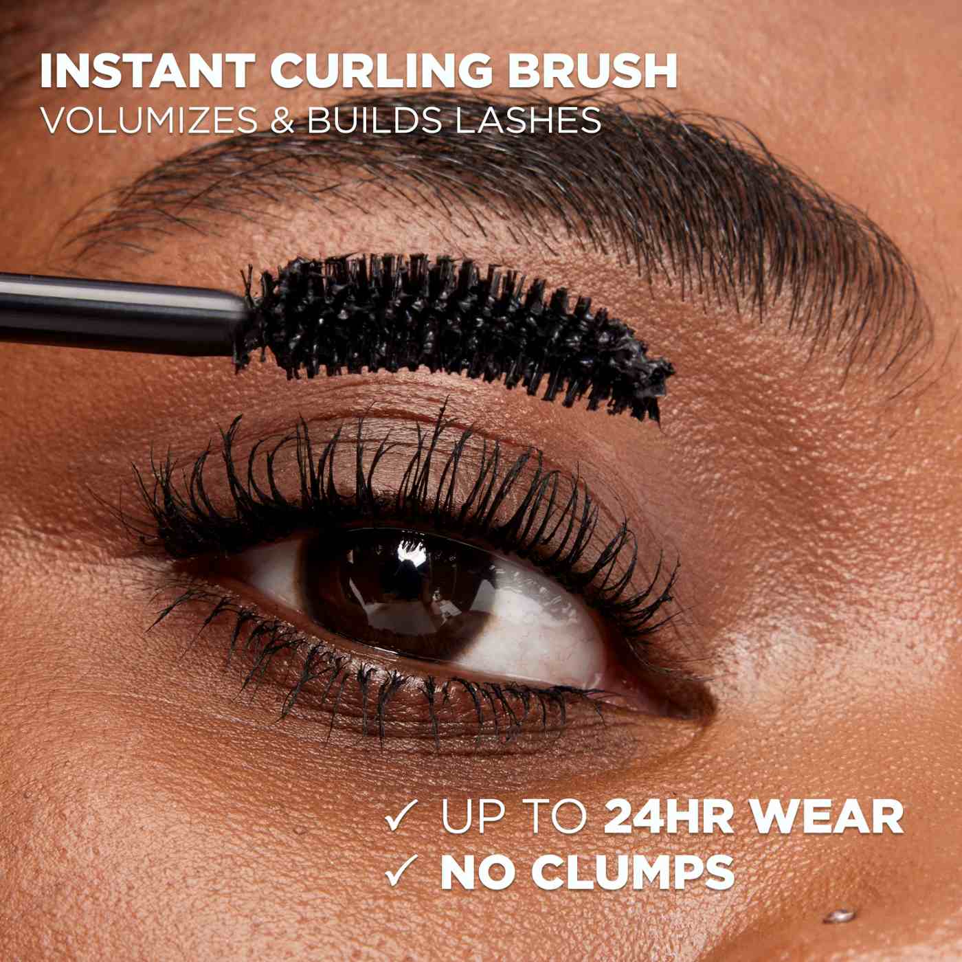 L'Oréal Paris Voluminous Original Curved Brush Volumizing Mascara - Black; image 3 of 5