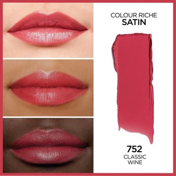 L'Oréal Paris Colour Riche Original Satin Lipstick - Classic Wine