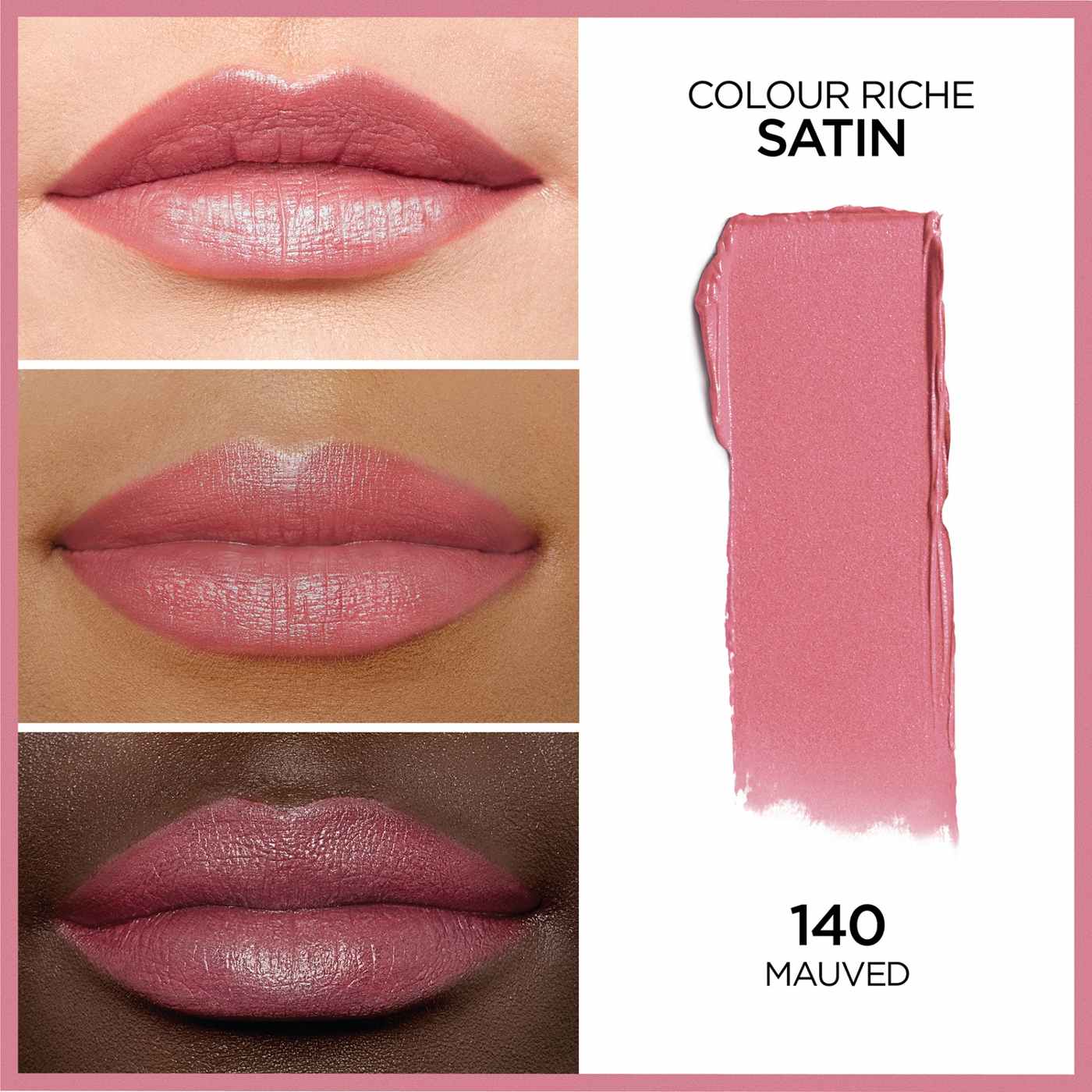 L'Oréal Paris Colour Riche Original Satin Lipstick - Mauved; image 2 of 5