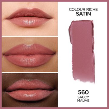 L'Oréal Paris Colour Riche Original Satin Lipstick - Saucy Mauve