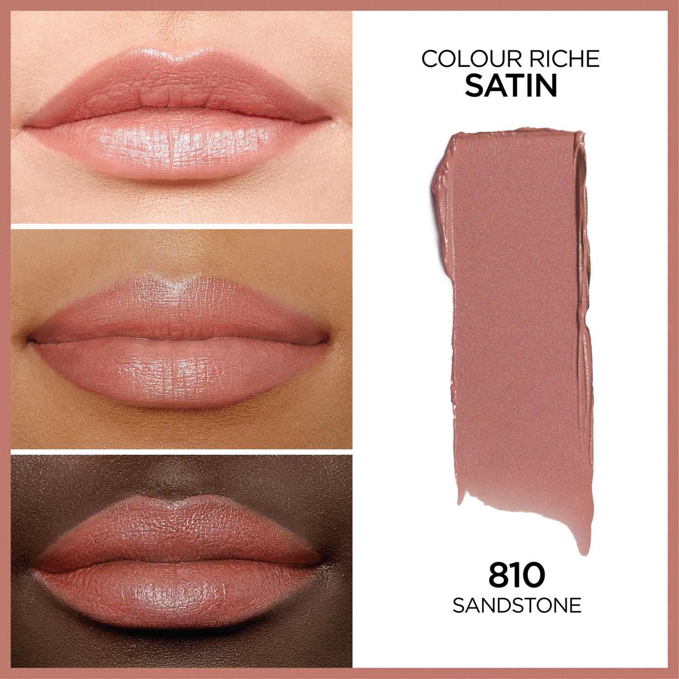 L'Oréal Paris Colour Riche Original Satin Lipstick - Sandstone; image 4 of 5