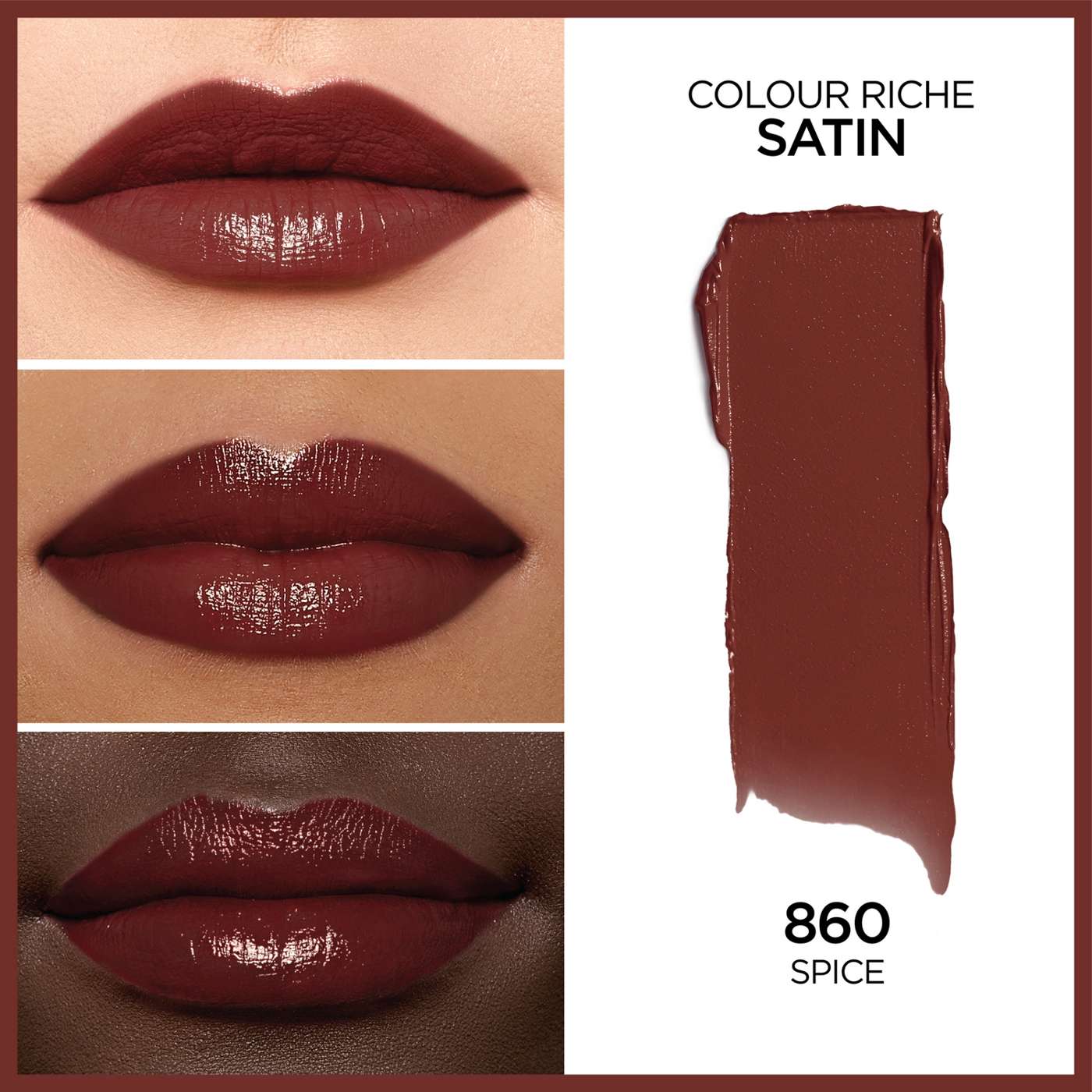 L'Oréal Paris Colour Riche Original Satin Lipstick - Spice; image 4 of 5