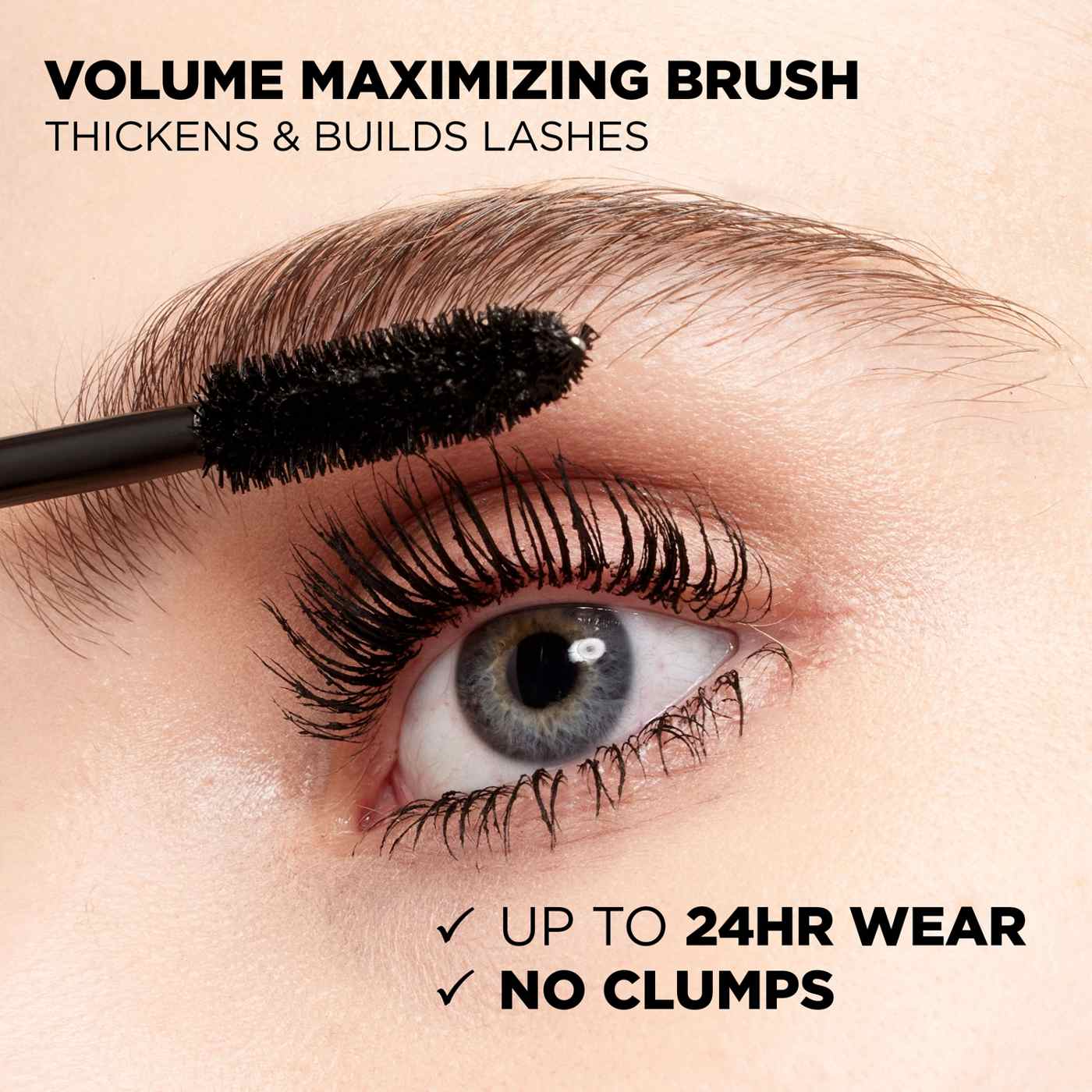 L'Oréal Paris Voluminous Original Washable Bold Eye Mascara - Black Brown; image 4 of 8