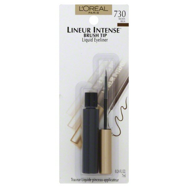 L'Oréal Paris Lineur Intense Brown Brush Tip Liquid Eyeliner Shop Eyeliner at HEB