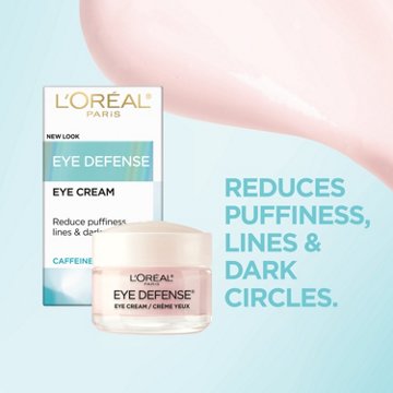 L'Oréal Paris Dermo-Expertise Eye Defense Under Eye Cream for Dark Circles, 0.5 oz