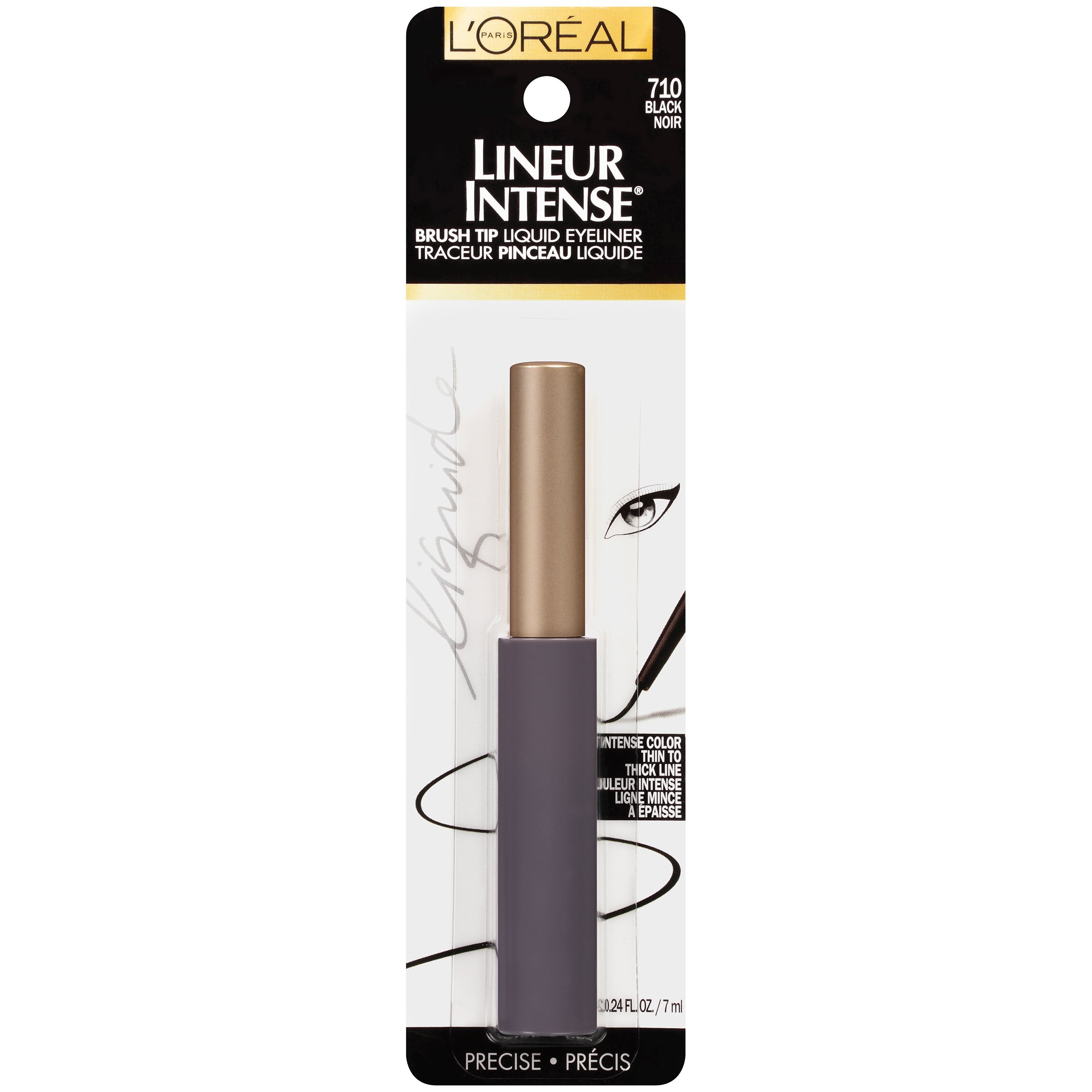 L'Oréal Paris Lineur Intense Brush Tip Liquid Eyeliner Black Shop