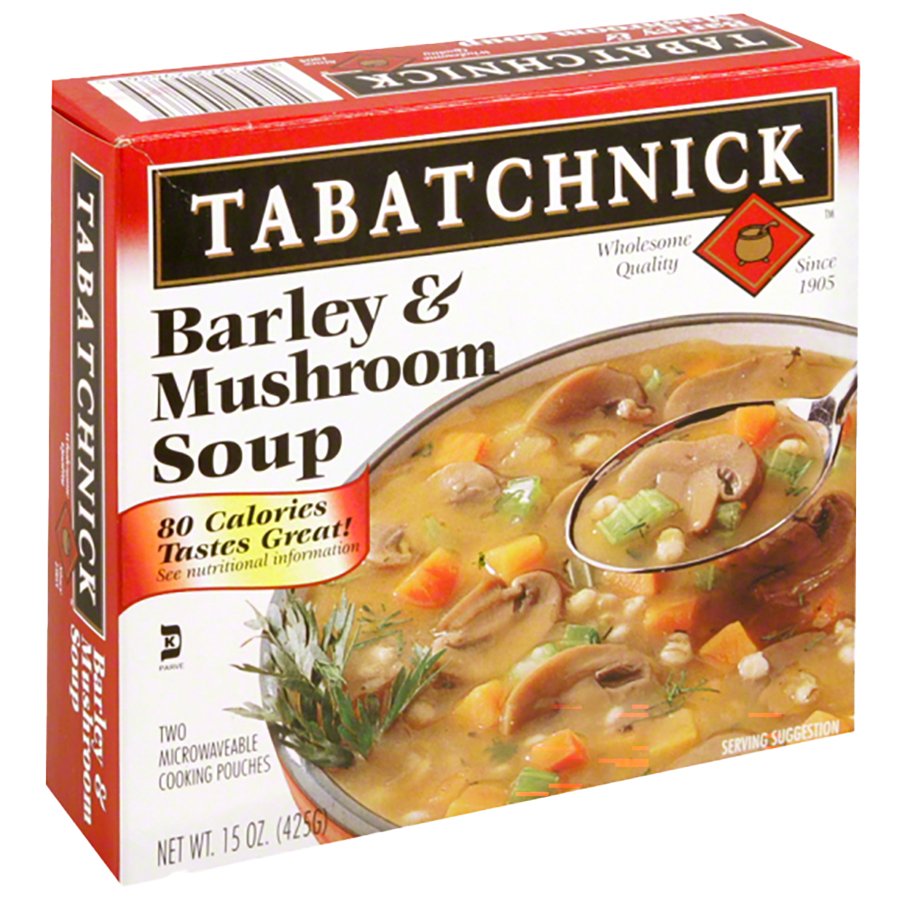 Tabatchnick Kosher Barley and Mushroom Soup Shop Soup at HEB