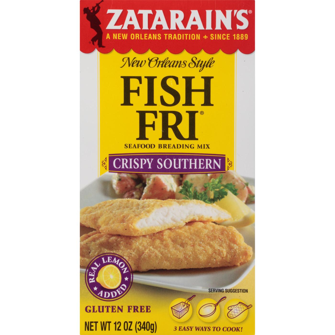 Zatarain's Crispy Southern Style Seasoned Fish-Fri; image 1 of 3