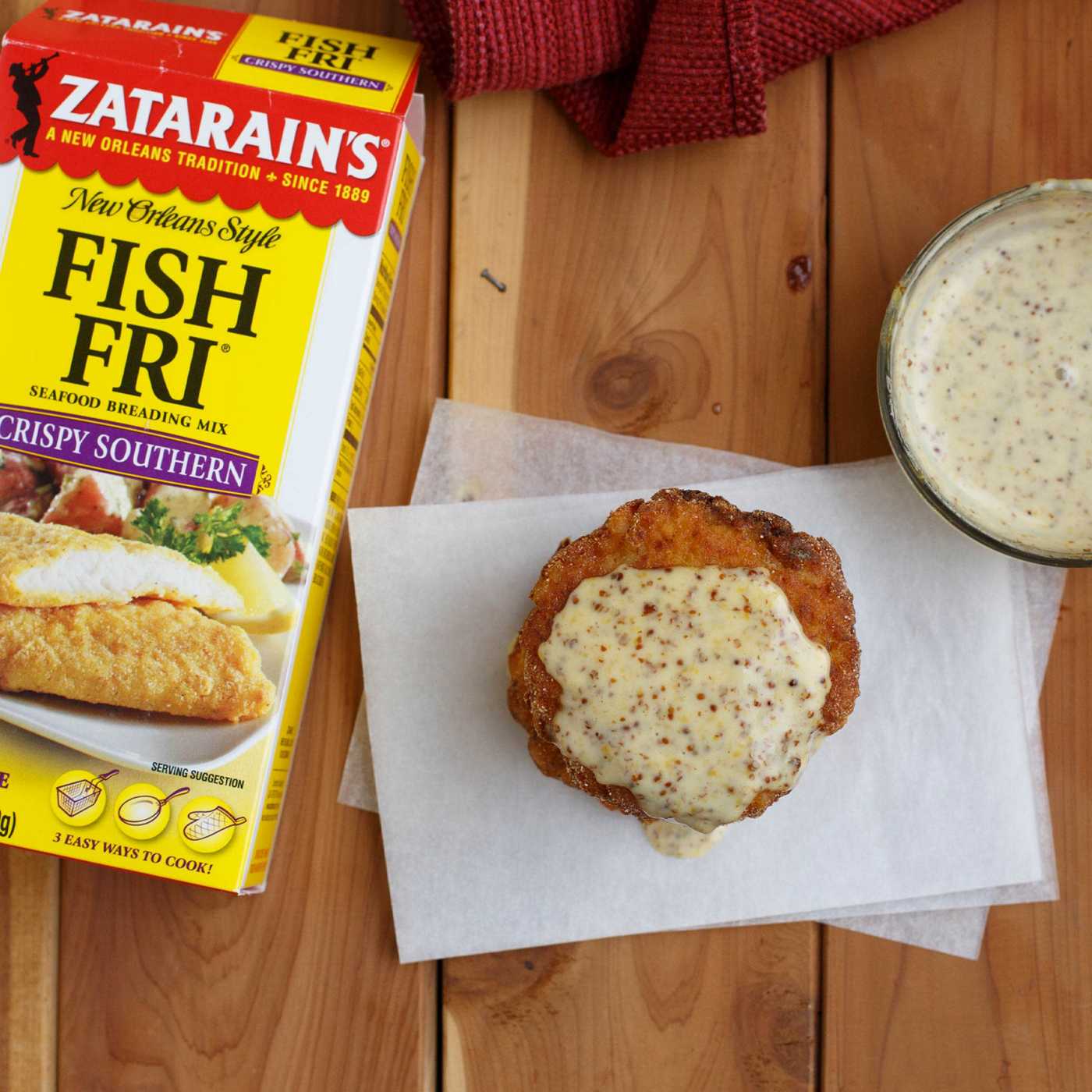 Zatarain's Crispy Southern Style Seasoned Fish-Fri; image 8 of 8