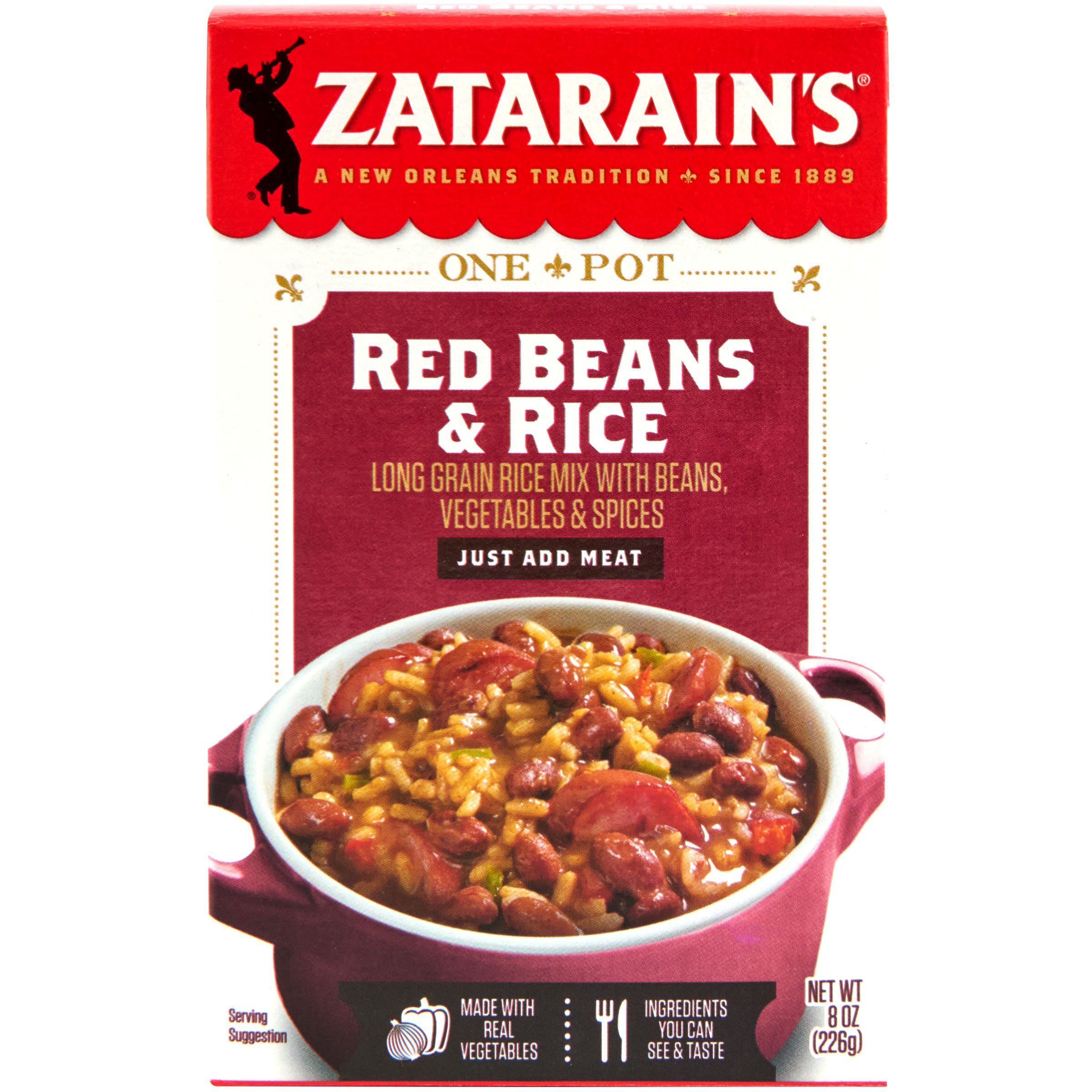 Zatarain's Red Beans & Rice Dinner Mix - Shop Pasta & Rice at H-E-B