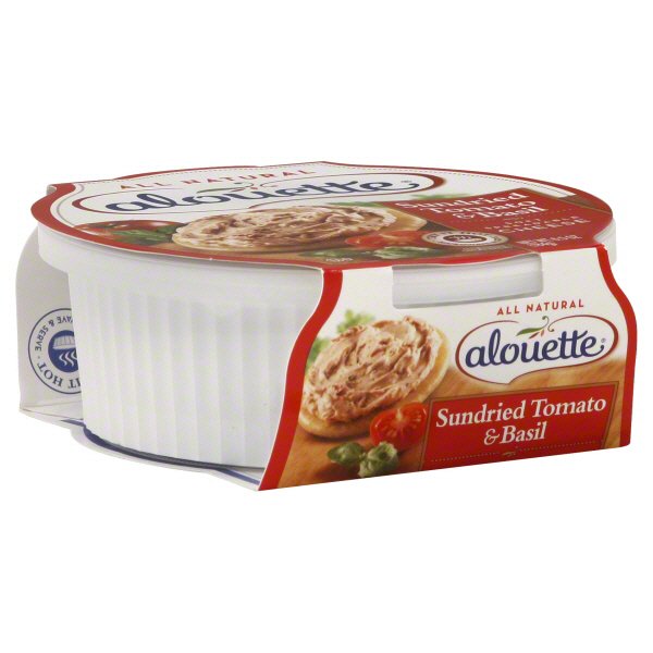 Alouette Sundried Tomato & Basil Soft Spreadable Cheese - Shop Cheese ...