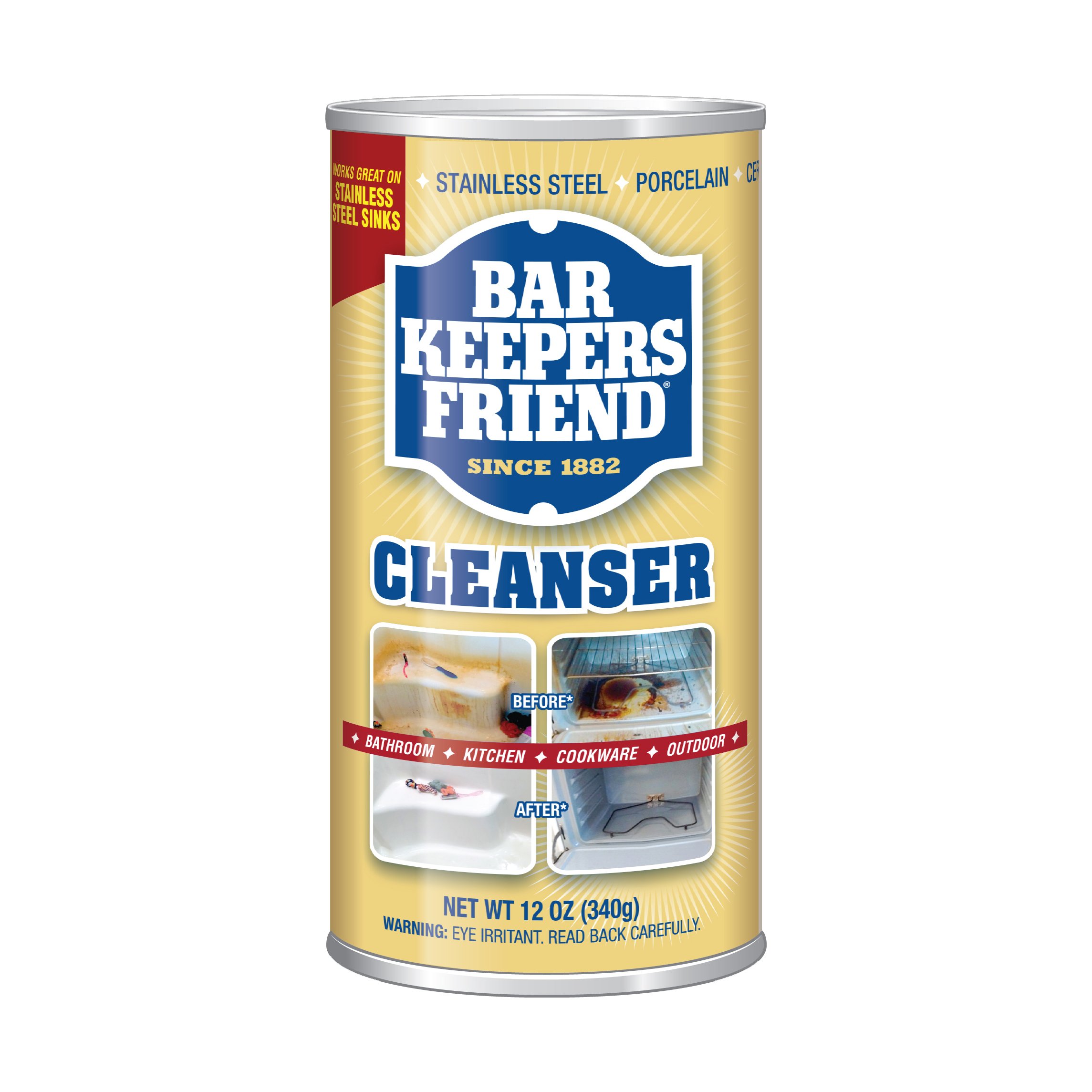 Bar Keepers Friend Cleanser & Polish with Mild Abrasives - Shop Cleaners at  H-E-B