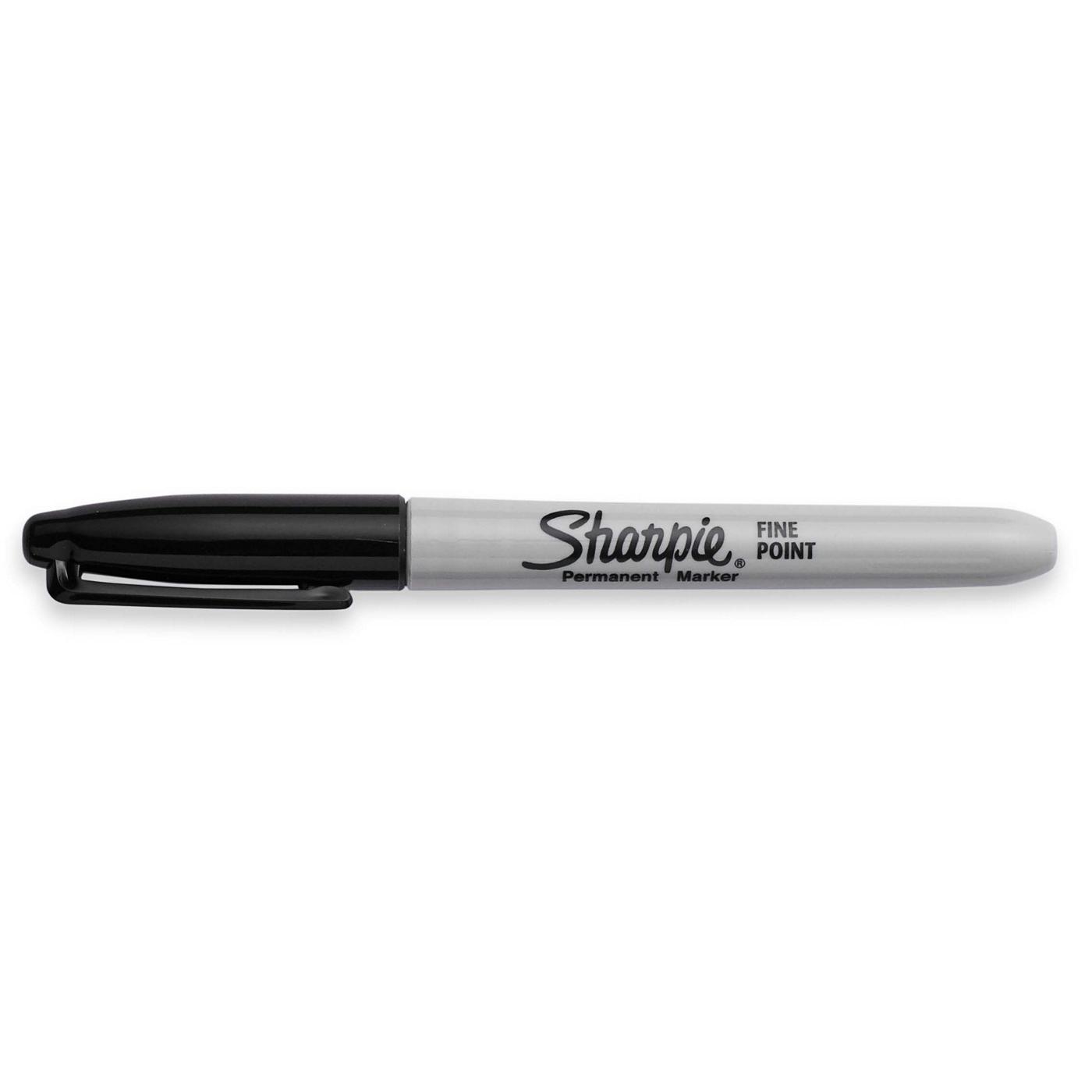Sharpie Fine Tip Permanent Markers - Black Ink; image 2 of 3