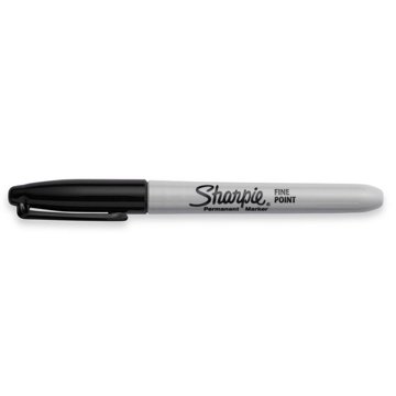 Sharpie Fine Tip Permanent Markers - Black Ink, 2 pk