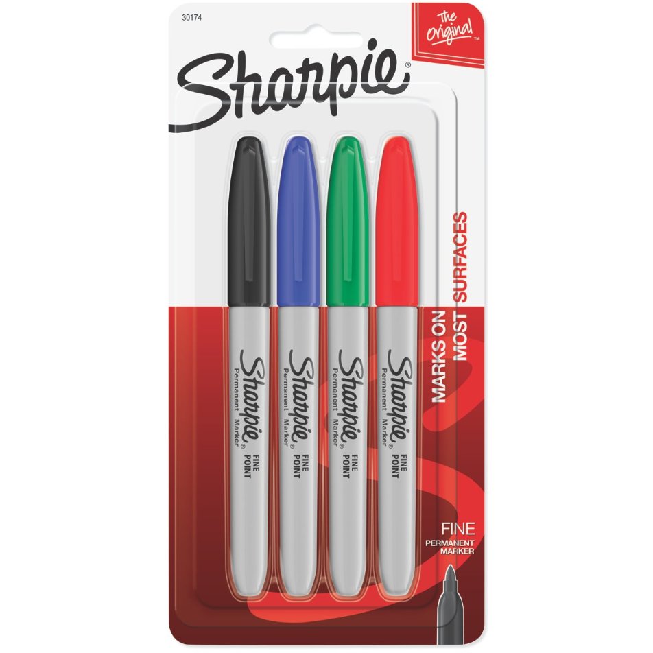 Sharpie Fine Point Assorted Permanent Markers Shop Markers at HEB
