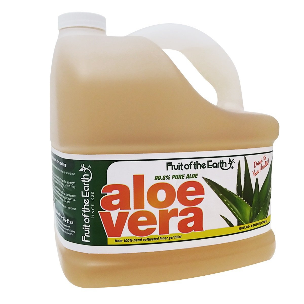 George Hanbury Gluren Likken Fruit Of The Earth 99.8% Aloe Vera Juice - Shop Vitamins & Supplements at  H-E-B