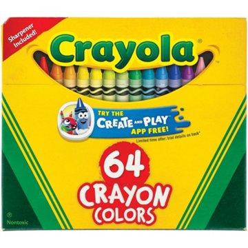 Crayola Crayons, 64 pk