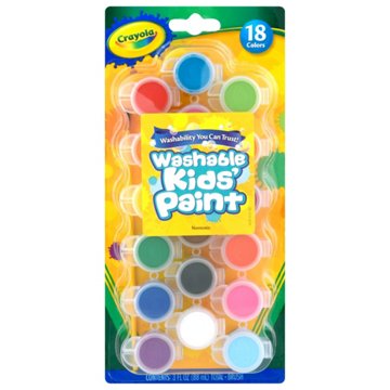 Crayola Kids Washable Paint, 18 pk