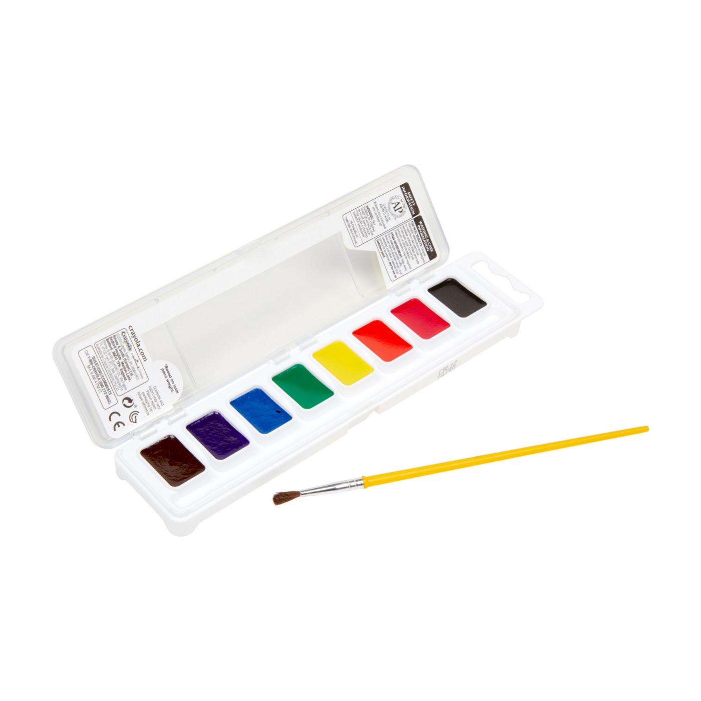 Crayola Washable Watercolors with Paint Brush; image 2 of 2
