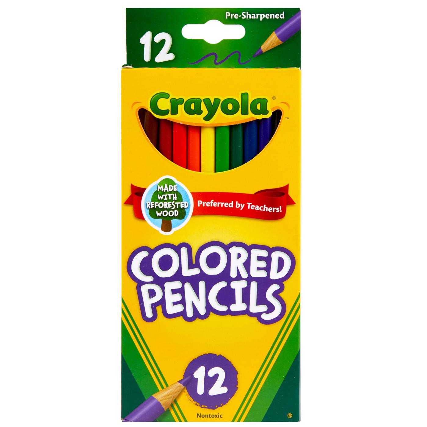 crayola colored pencils 12