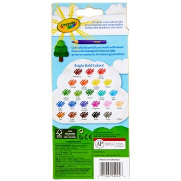 Crayola Pre-Sharpened Colored Pencils, 24 pk