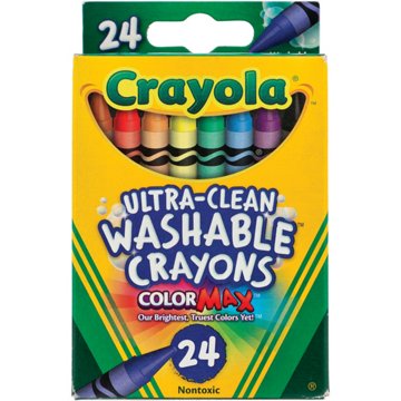 Crayola Ultra-Clean Washable Crayons, 24 pk