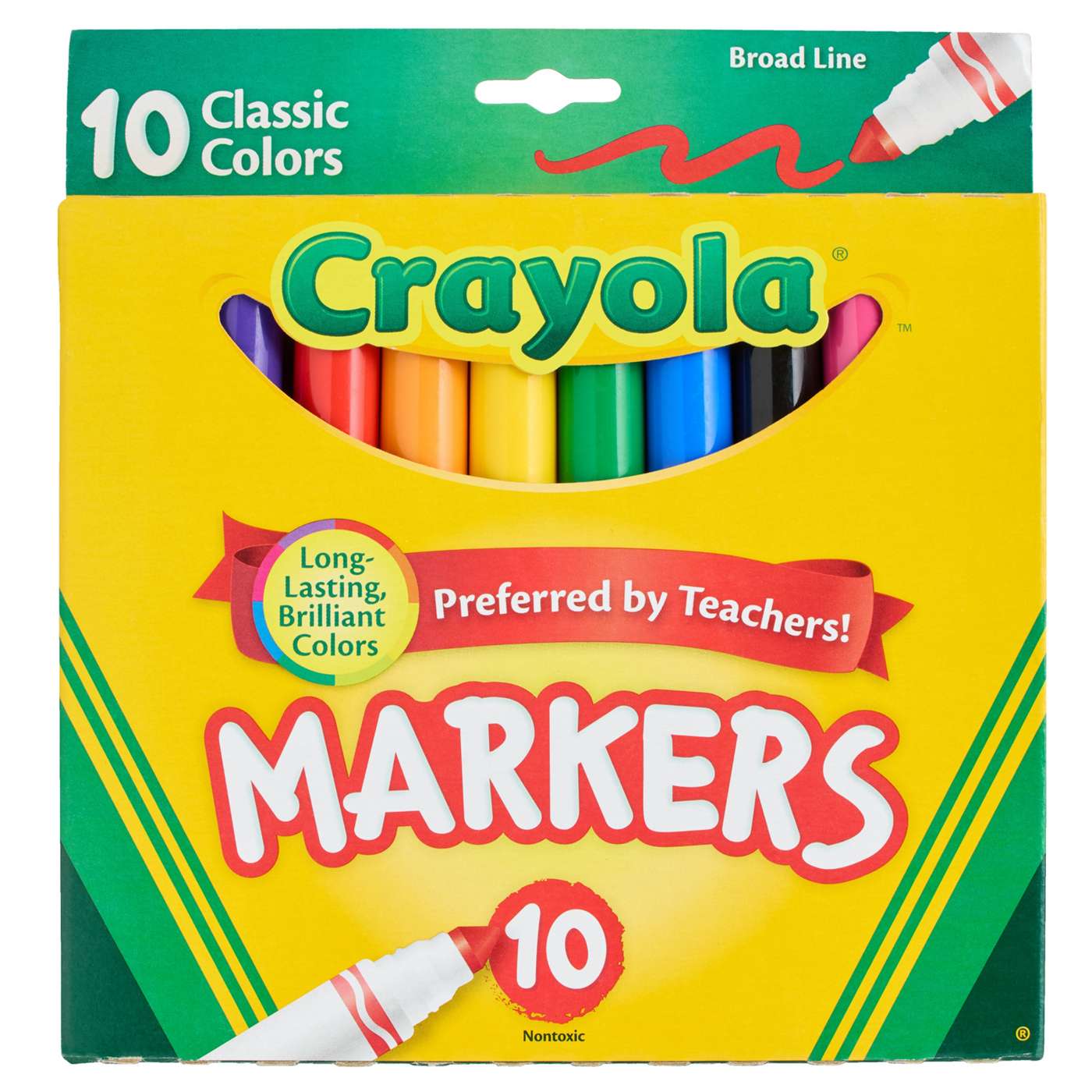 Crayola Broad Line Classic Markers; image 1 of 2