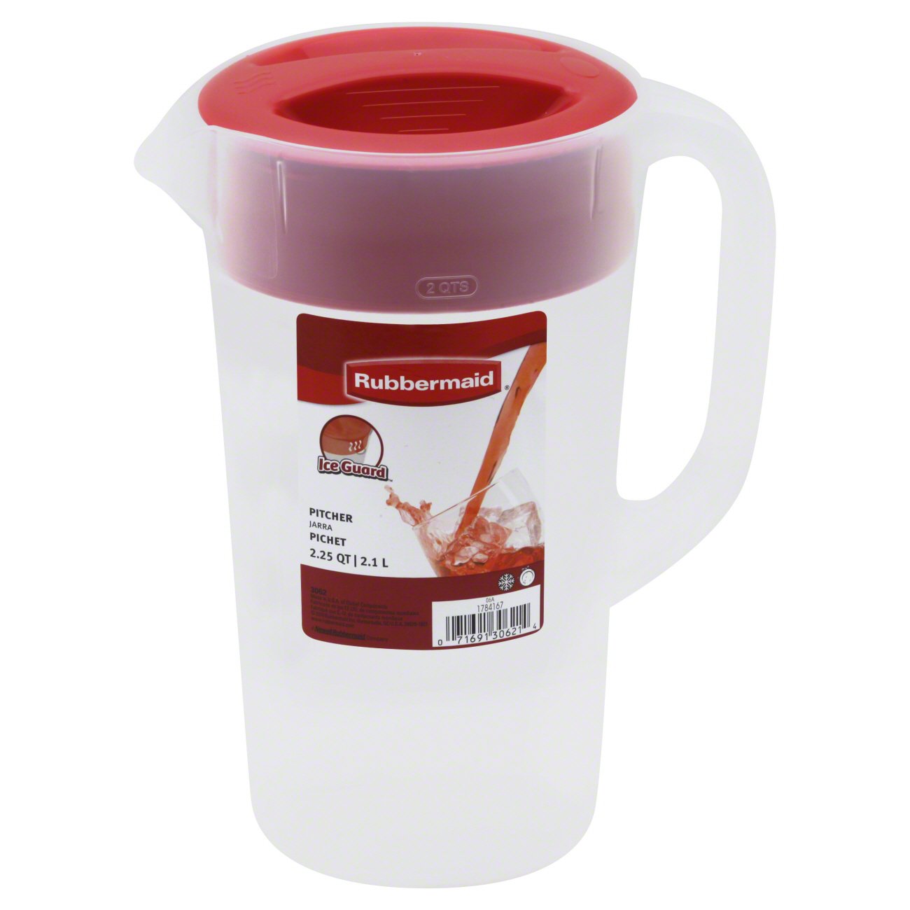 Rubbermaid Pitcher with Ice Guard Shop Pitchers & Dispensers at HEB