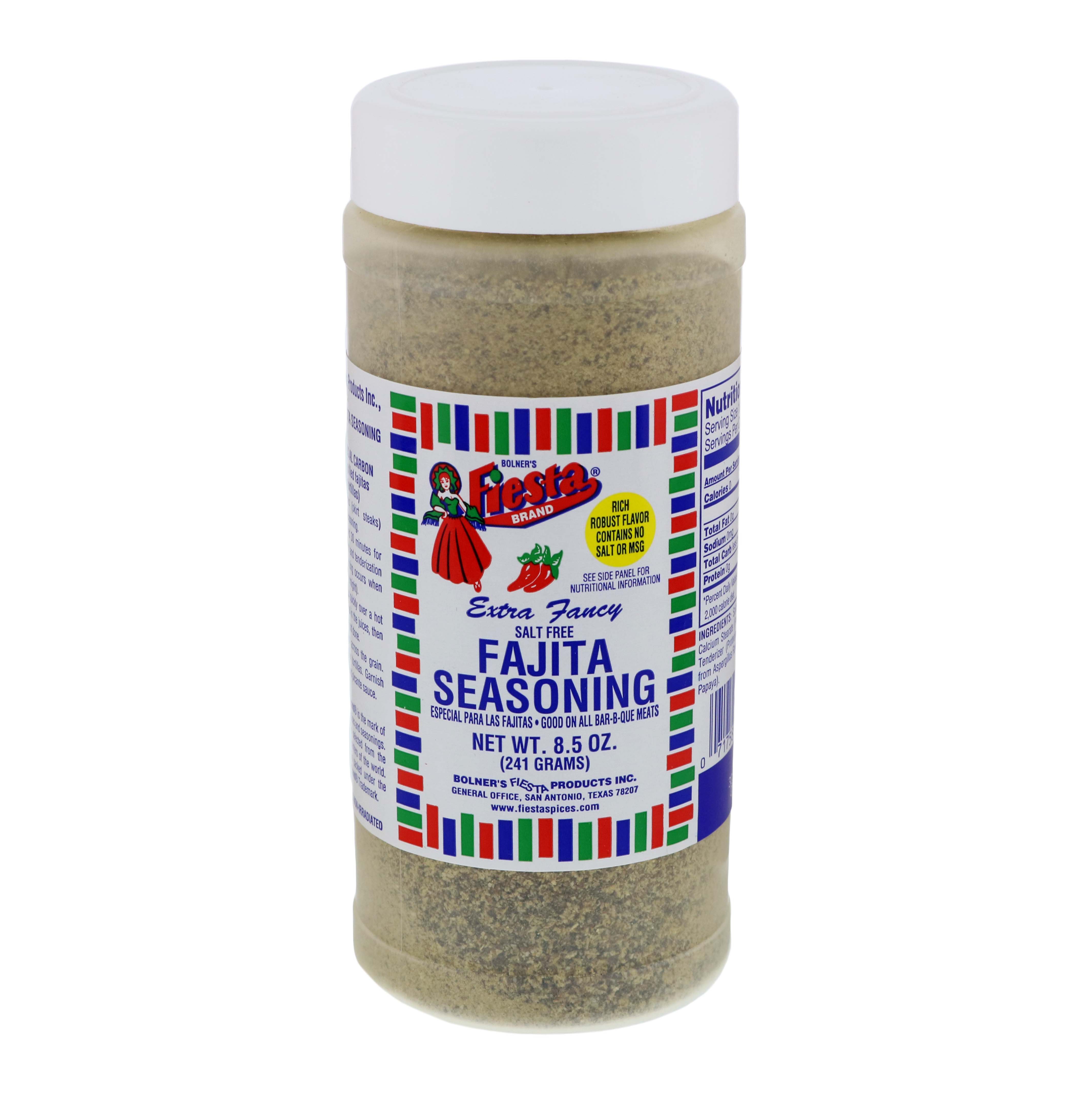 Bolner's Fiesta SaltFree Fajita Seasoning Shop Spices & Seasonings