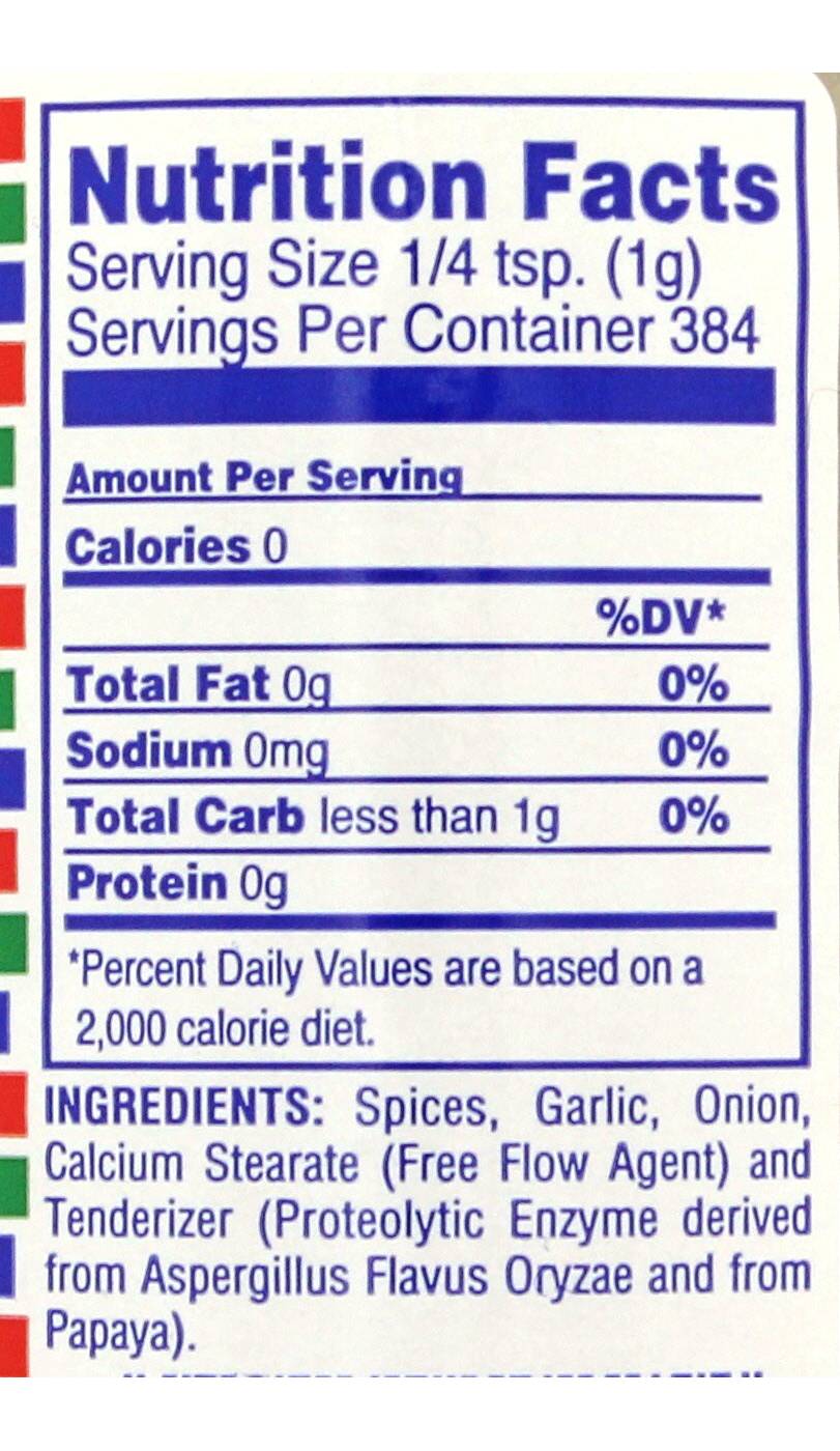 Bolner's Fiesta Salt-Free Fajita Seasoning; image 2 of 2