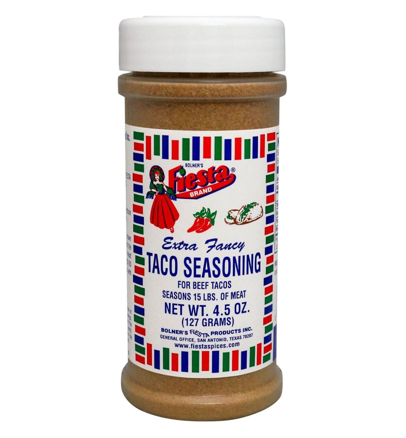 Bolner's Fiesta Taco Seasoning; image 1 of 6