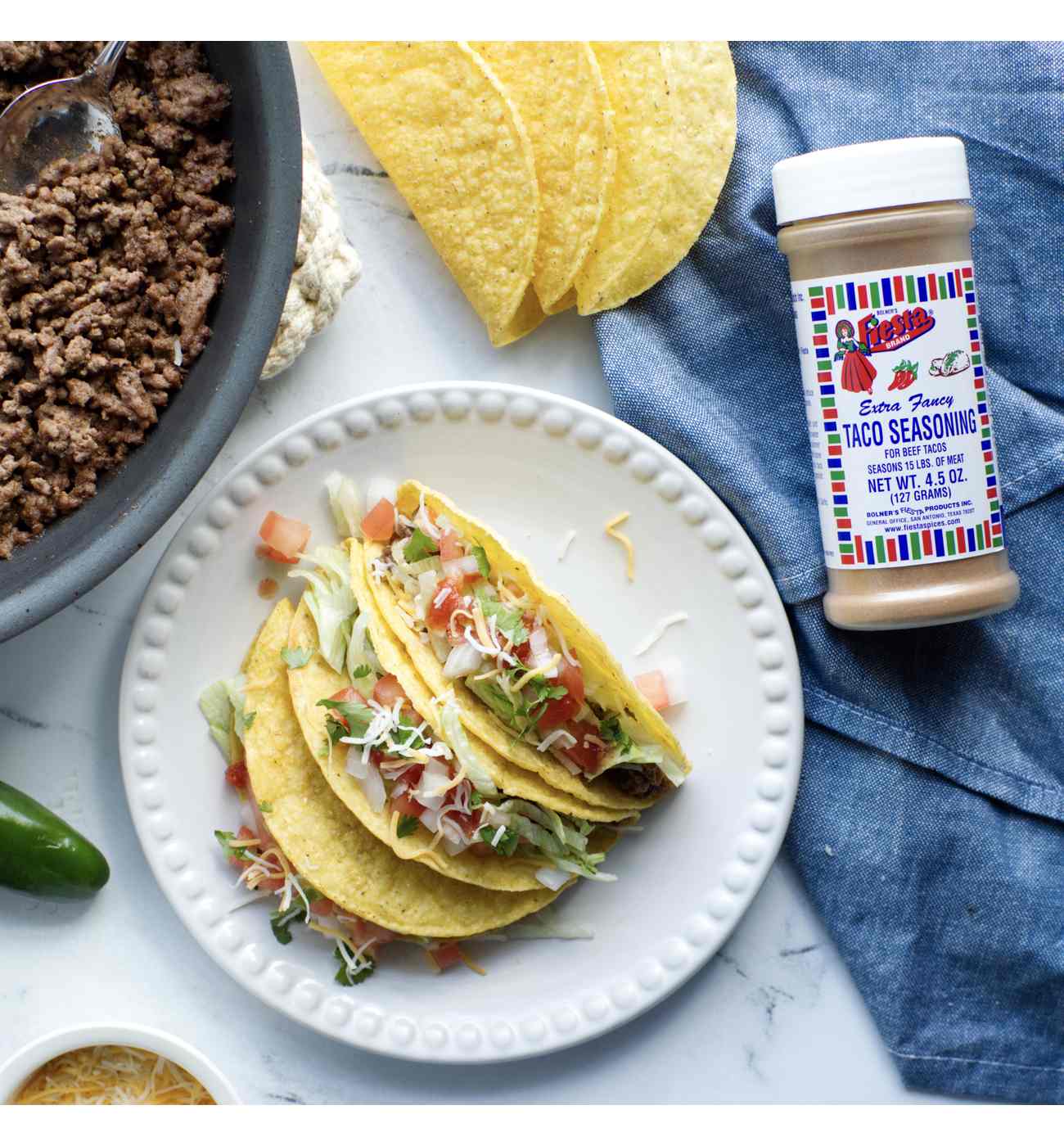 Bolner's Fiesta Taco Seasoning; image 3 of 6